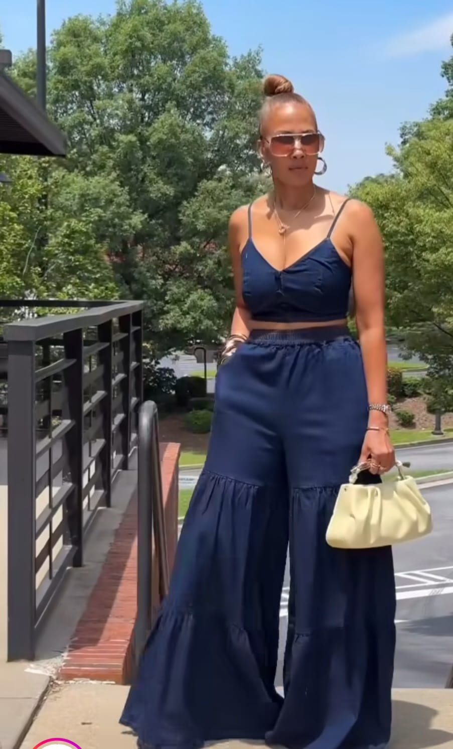 Skye Two Piece Denim Set