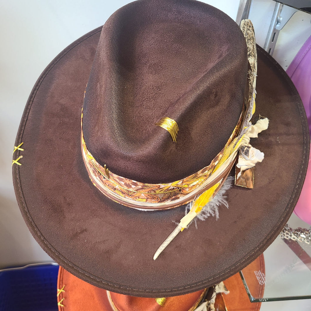 Hudson Vintage Wide Brim Fedora