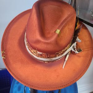 Hudson Vintage Wide Brim Fedora