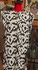 Black Splash T Shirt Dress