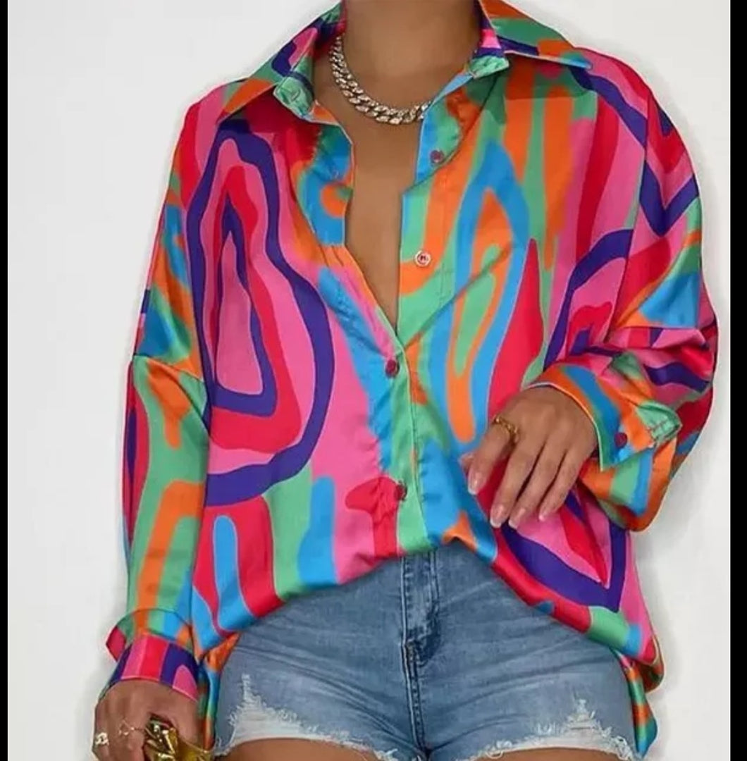 Let's Get Wavy Blouse