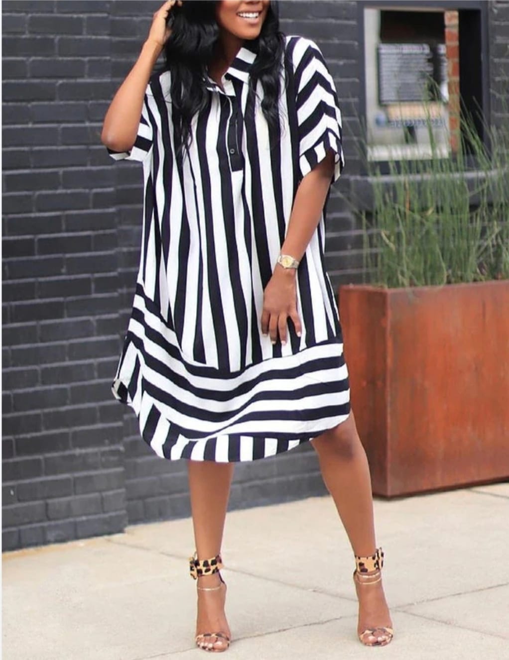 Pretty Girl Shirt Dress